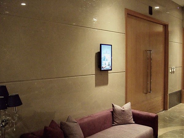 Señalización digital de hospitalidad en el Hotel Monarch Skyline, Taiwán
