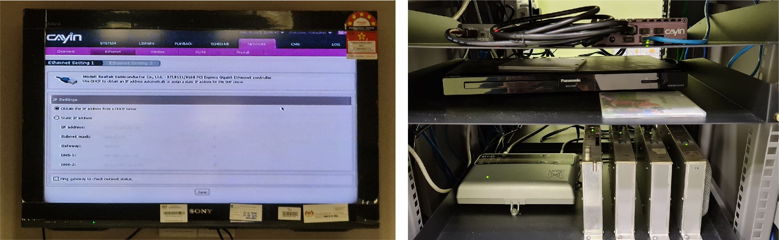 Señalización digital en el Hospital de Rehabilitación de Cheras, Malasia