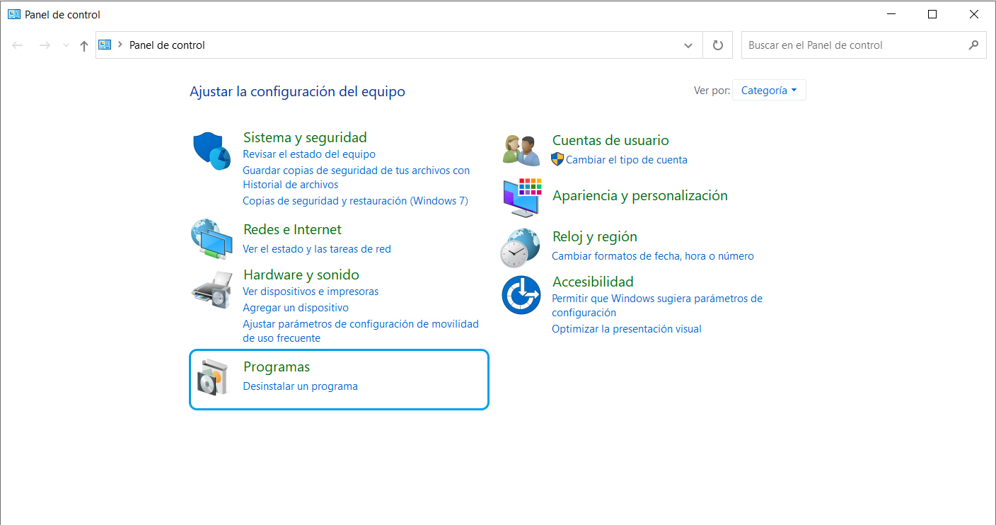 SMB control panel