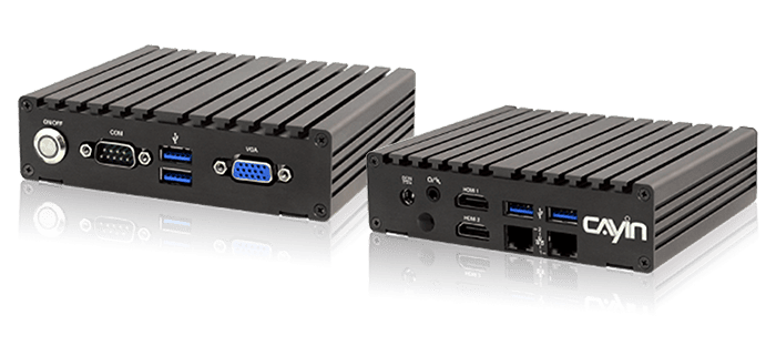 Vue avant et arrière du lecteur de signalisation numérique HDMI 4K UHD SMP-2200