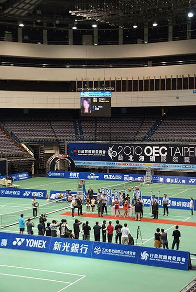 Entertainment Digital Signage at 2010 OEC Taipei Ladies Open, Taiwan