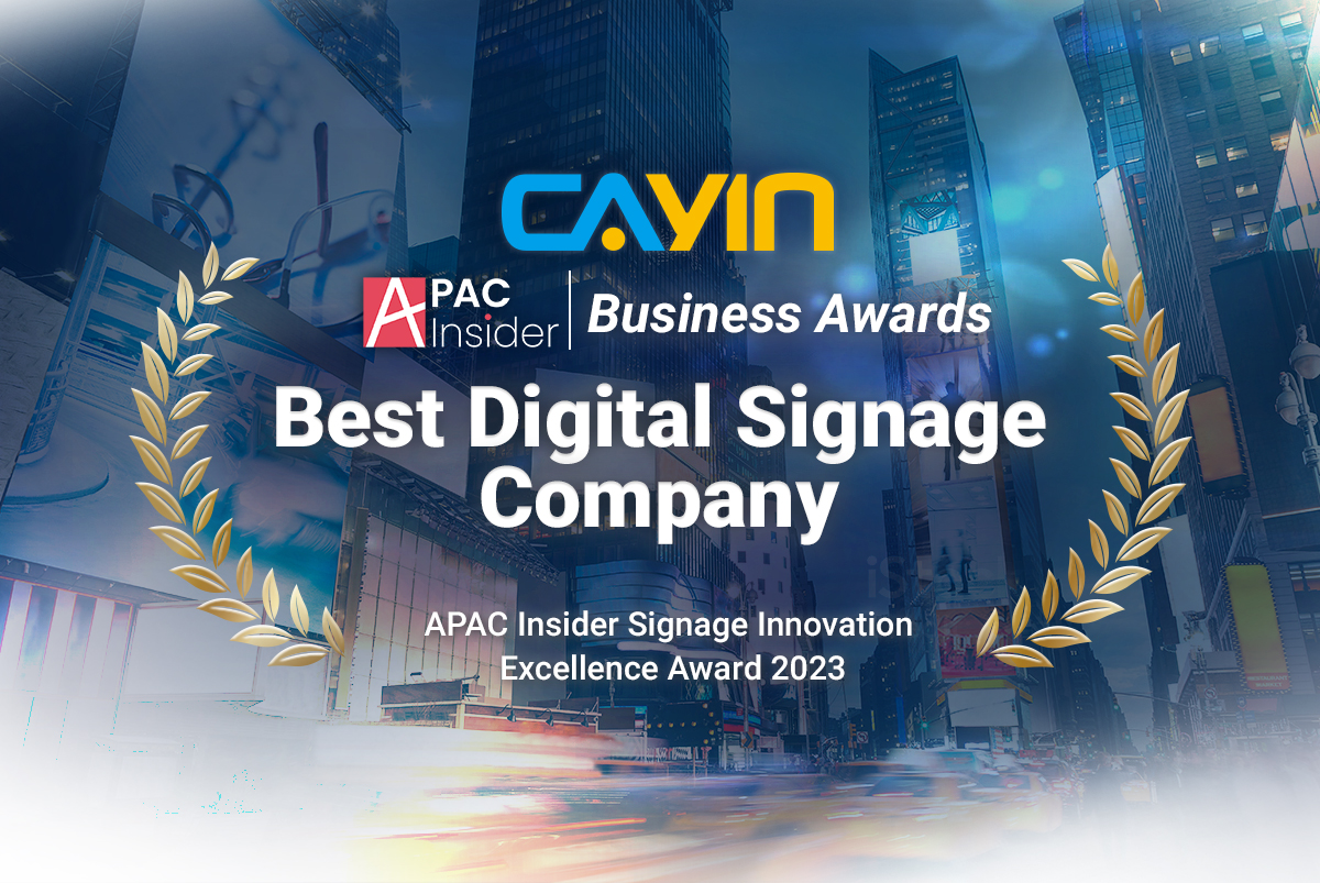 Newsroom  CAYIN Technology Receives Esteemed Award as “Best