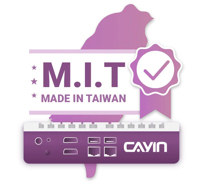 SMP-2200 is manufactured in Taiwan under CAYIN's strict quality control standards, built to run reliably in always-on environments.