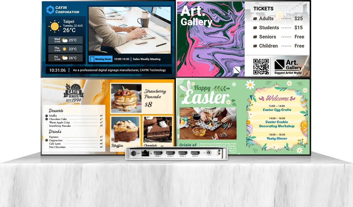 SMP-8100 support different outputs modes - Distinct Mode