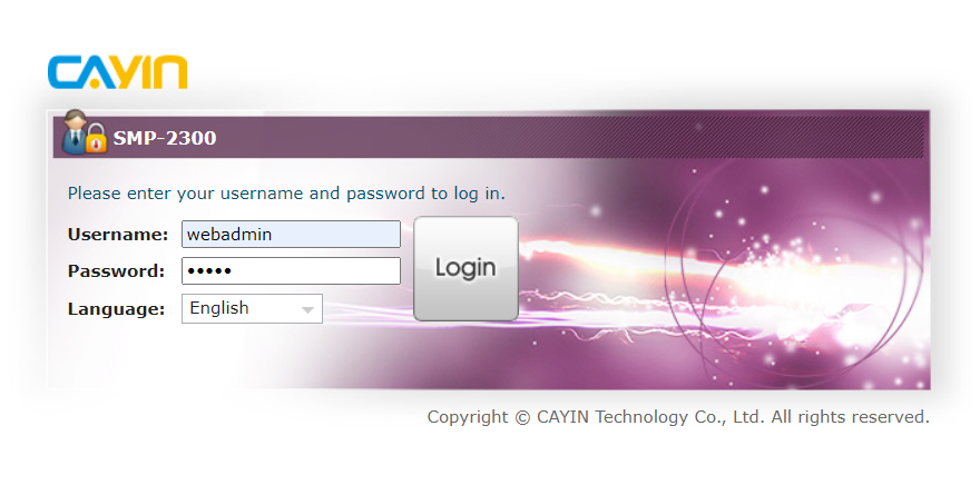 login