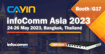 CAYINテクノロジーの画期的なSMP-8100をInfoComm Asia 2023でお披露目