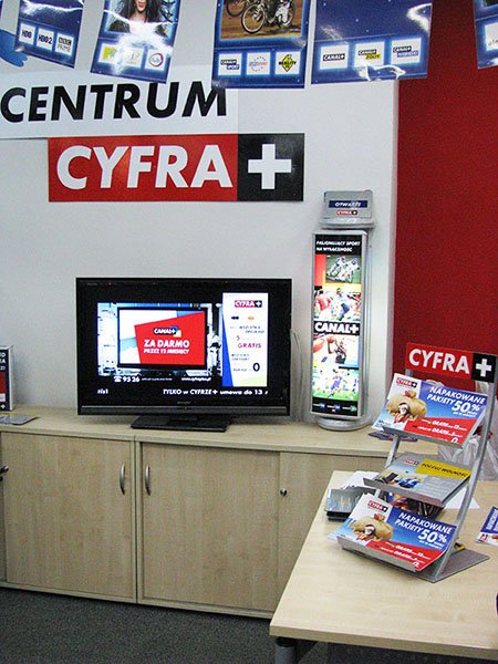 零售商場數位看板 - CYFRA+ / 波蘭